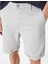 Kumaş Şort Bermuda Slim Fit Düğmeli Cepli Katlı Paça - Koton - 4SAM40064HW - Gri - 48 5