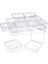 16 Paket Şeffaf Plastik Boncuk Saklama Kapları Küçük Öğer Için Menteşi Kapaklı Kutu, Mas, Boncuk (2.2X2.2X0.79IN) (Yurt Dışından) 1