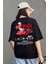 Ferrari & Mustang Retro Baskılı T-Shirt 3