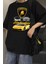 Lamborghini Retro Baskılı T-Shirt 1