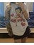 Red Cute Betty Boop Baskılı Beyaz T-Shirt 1