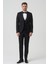 Houston D2404 Slim Fit 6 Drop Damatlık Takım Elbise Siyah 1