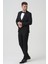 Houston D2404 Slim Fit 6 Drop Damatlık Takım Elbise Siyah 2
