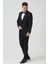 Houston D2404 Slim Fit 6 Drop Damatlık Takım Elbise Siyah 5