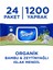 ® Organik Bambu Özlü & Organik Zeytinyağlı Islak Mendil 12'Li 600 Yaprak 1