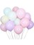 Karışık Makaron Pastel 10 Adet Helyum Uyumlu Balon+Karışık Makaron balon Doğum Günü Parti Süsleme Helyum Uyumlu 1