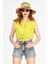 Duble Paça Yüksek Bel Denim Şort - Denim Denim - 28 1