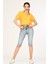 Paçası Püsküllü Denim Kapri - Denim Denim - 26 3