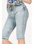 Paçası Püsküllü Denim Kapri - Denim Denim - 26 4