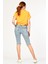 Paçası Püsküllü Denim Kapri - Denim Denim - 26 5