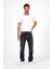 - Erkek Siyah Kalın Ipli Likralı Slim Fit Denim Pantolon 1