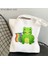 B3146 Kadın Alışveriş Çantası Gökkuşağı Gurur Kurbağa Baskılı Kawaii Çanta Harajuku Alışveriş Kanvas Alışveriş Çantası Kız Çanta Tote Omuz Bayan Çantası (Yurt Dışından) 4