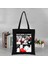 W Anime Ilk Slam Dunk Siyah Unisex Çanta Kanvas Sakuragi Hanamichi Tote Çanta Günlük Kullanım Yeniden Kullanılabilir Seyahat Rahat Alışveriş Çantası (Yurt Dışından) 3