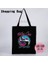 JL0203955 L Rengarenk Bantlı Estetik Çantalar Kadın Crue Alışveriş Çantası Totebag Tote Shopper Kadın Bez Tuval Büyük Üniversite Öğrencisi Özel Ad (Yurt Dışından) 1