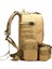 Haki B1 Taktik Sırt Çantası Askeri Su Geçirmez Sırt Çantaları 4 In 1 Molle Spor Çantası Açık Trekking Balıkçılık Yürüyüş Kamp 3D Sırt Çantası (Yurt Dışından) 5
