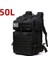 50L (Siyah) 25L/50L Dayanıklı Naylon Su Geçirmez Taktik Spor Trekking Balıkçılık Avcılık Kamp Yürüyüş Çantası Sırt Çantası Açık Hava Askeri Sırt Çantaları (Yurt Dışından) 1