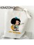 61170 Mafalda Alışveriş Çantası Bolso Bolsas De Tela Pamuk Kanvas Alışveriş Alışveriş Çantası Dize Kumaş Tote Kumaş Kapmak (Yurt Dışından) 3