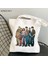 5373 Friend Tv Alışveriş Çantası Shopper Bolso Yeniden Kullanılabilir Eko Jüt Çanta Çanta Bezi Jüt Net Sacolas (Yurt Dışından) 4