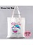 JL0203954 L Rengarenk Bantlı Estetik Çantalar Kadın Crue Alışveriş Çantası Totebag Tote Shopper Kadın Bez Tuval Büyük Üniversite Öğrencisi Özel Ad (Yurt Dışından) 4