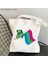B3158 Kadın Alışveriş Çantası Gökkuşağı Gurur Kurbağa Baskılı Kawaii Çanta Harajuku Alışveriş Kanvas Alışveriş Çantası Kız Çanta Tote Omuz Bayan Çantası (Yurt Dışından) 3