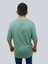 Erkek Plain Oversize Bisiklet Yaka Mint Yeşili Tişört 5