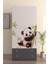 Çocuk Odası 2 Kapaklı Bamboo Gardırop 5 Raflı 2 Çekmeceli Askılı Elbise Dolabı 1