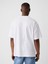 Erkek Beyaz Cepli Everyday Soft Oversize T-Shirt 2