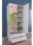 Çocuk Odası 2 Kapaklı Wonder Land Gardırop 5 Raflı 2 Çekmeceli Askılı Elbise Dolabı 3
