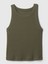 Kadın Haki Modern Fitilli Crop Halter Yaka Atlet 3