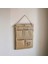 Jüt Kumaş 5 Cepli Çok Amaçlı Askılı Duvar Tipi Dolap Içi Banyo Mutfak Düzenleyici Organizer 35X45 cm 3