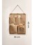 Jüt Kumaş 5 Cepli Çok Amaçlı Askılı Duvar Tipi Dolap Içi Banyo Mutfak Düzenleyici Organizer 35X45 cm 4