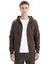 Erkek Regular Fit 3 İplik Şardonlu Tam Fermuar Kapüşonlu Cepli Sweatshirt K26324649801 3