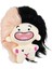 Dekoratif Bebek Karikatür Koleksiyonu Peluş Doldurulmuş Bebek Çocuklar Yetişkinler Için Hediyeler Siyah ve Pembe (Yurt Dışından) 5