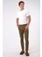 Haki Slim Fit Pamuklu Chino Pantolon 1