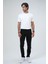 Siyah Slim Fit 5 Cepli Pamuklu Kanvas Pantolon 1