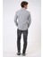 Gri Slim Fit %100 Pamuk Kolay Ütülenebilir Oxford Gömlek 5