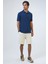Lacivert Relaxed Fit Pamuk Polo Yaka Tişört 4