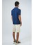 Lacivert Relaxed Fit Pamuk Polo Yaka Tişört 5