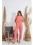 Kadın Kısa Kol Nar Çiçeği Pijama Takım C8T1N5O51 3