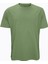 Haki 3 Lü Erkek Tişört Loose Fit / Pamuk Bol Rahat Kesim 3M6040 2