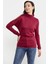 Omuz Detaylı Triko Kazak - Bordo 3