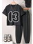 Only Trendwear Çocuk 13 Baskılı Alt - Üst Eşofman Takımı 1