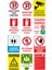 12'li Apartman Seti Dijital Uv Folyo Yapışkan Baskı Uyarı Etiket Yapıştırma Sticker 25X35 1