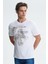 Erkek Regular Fit %100 Pamuk Bisiklet Yaka Tişört Y27344406501 3