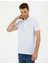 Erkek Açık Mavi Slim Fit %100 Pamuk Polo Yaka Basic Tişört 50291625-VR095 3