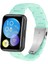 Huawei Watch Fit Reçine Kordon (Pim Çevirici Aparatı ile Birlikte) Su Yeşili 1