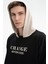 Erkek Önden Fermuar Kanguru Cepli Oversize Şardonsuz 3 İplik Kapşonlu Sweatshirt K26254626601 2