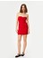 Straplez Mini Bodycon Elbise Slim Fit 3