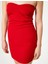 Straplez Mini Bodycon Elbise Slim Fit 5