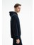 Erkek Oversize Kanguru Cepli Şardonsuz 3 İplik Kapşonlu Sweatshirt K26254626201 4